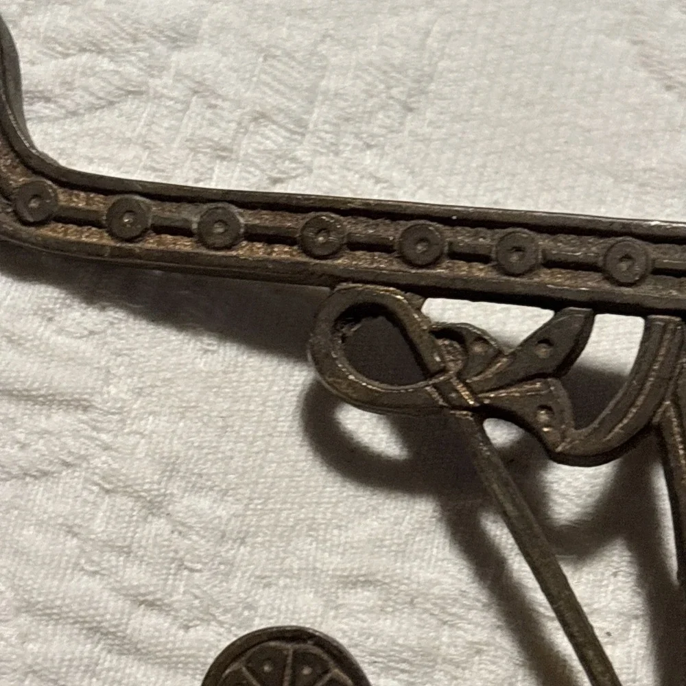 Old Coat Hook Bath Robe School House Farm Wardrobe Windsor Vintage Rustic Iron